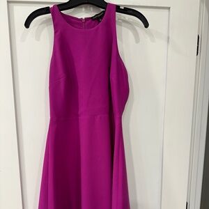 Banana Republic Magenta Dress with Slits on Back